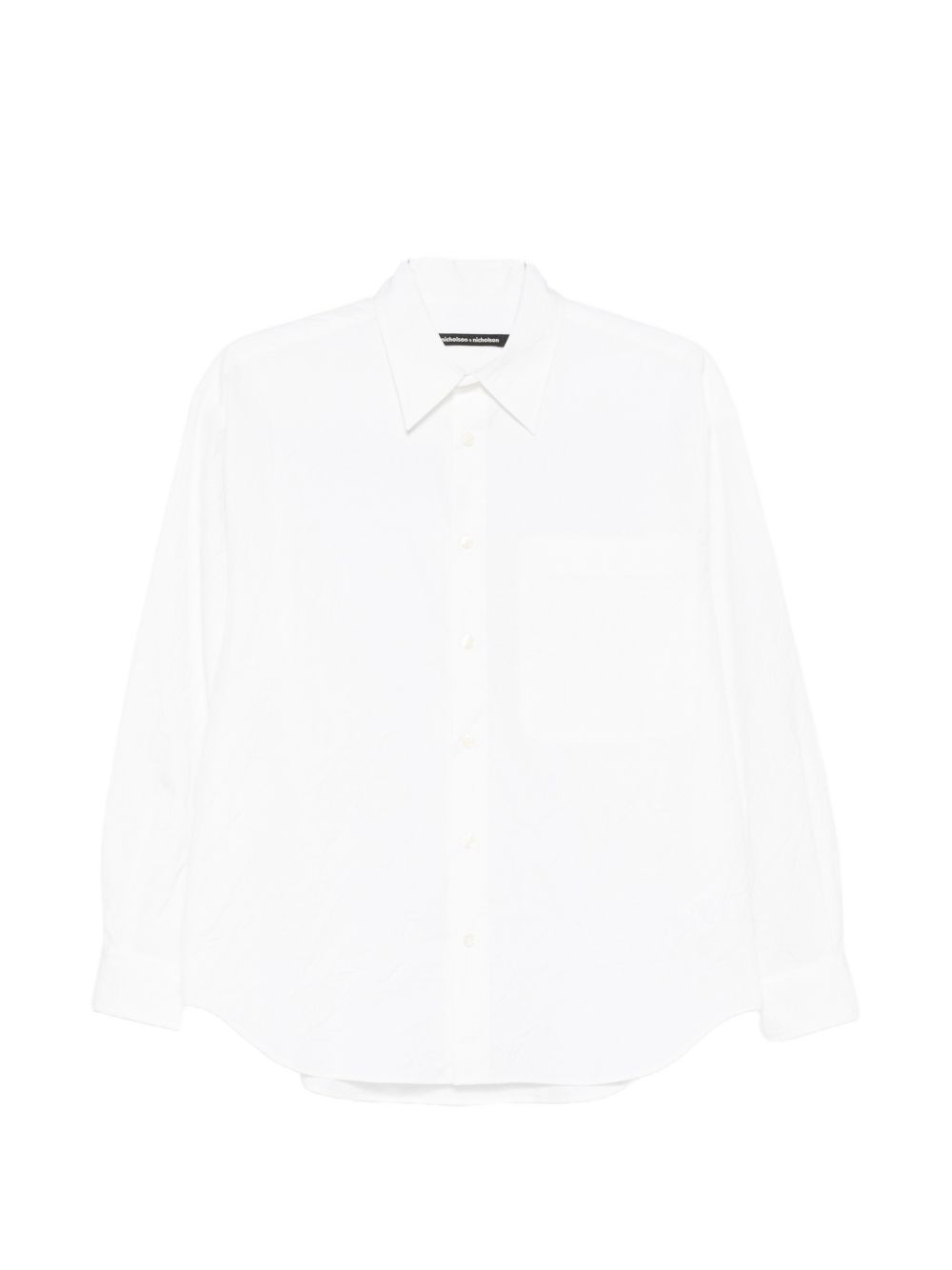 NICHOLSON & NICHOLSON Cotton Shirt — White