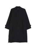 NICHOLSON & NICHOLSON Cotton-Blend Coat — Black