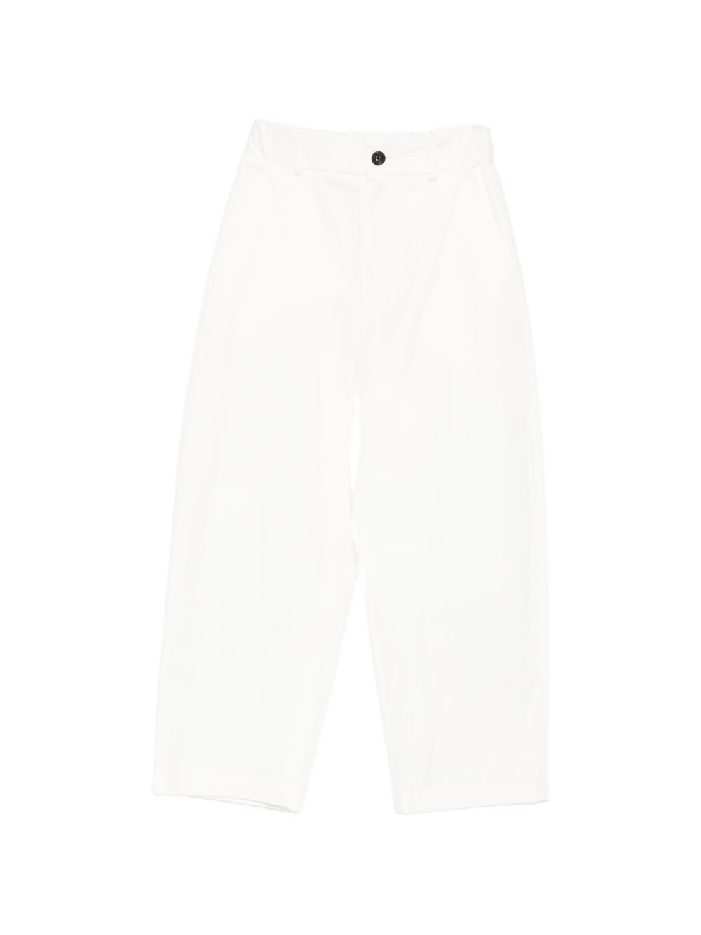 NICHOLSON & NICHOLSON Cotton Trousers — White