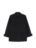 NICHOLSON & NICHOLSON Cotton Utility Jacket — Black
