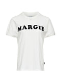 MM6 Maison Margiela Logo Print Cotton T-Shirt — Off-White
