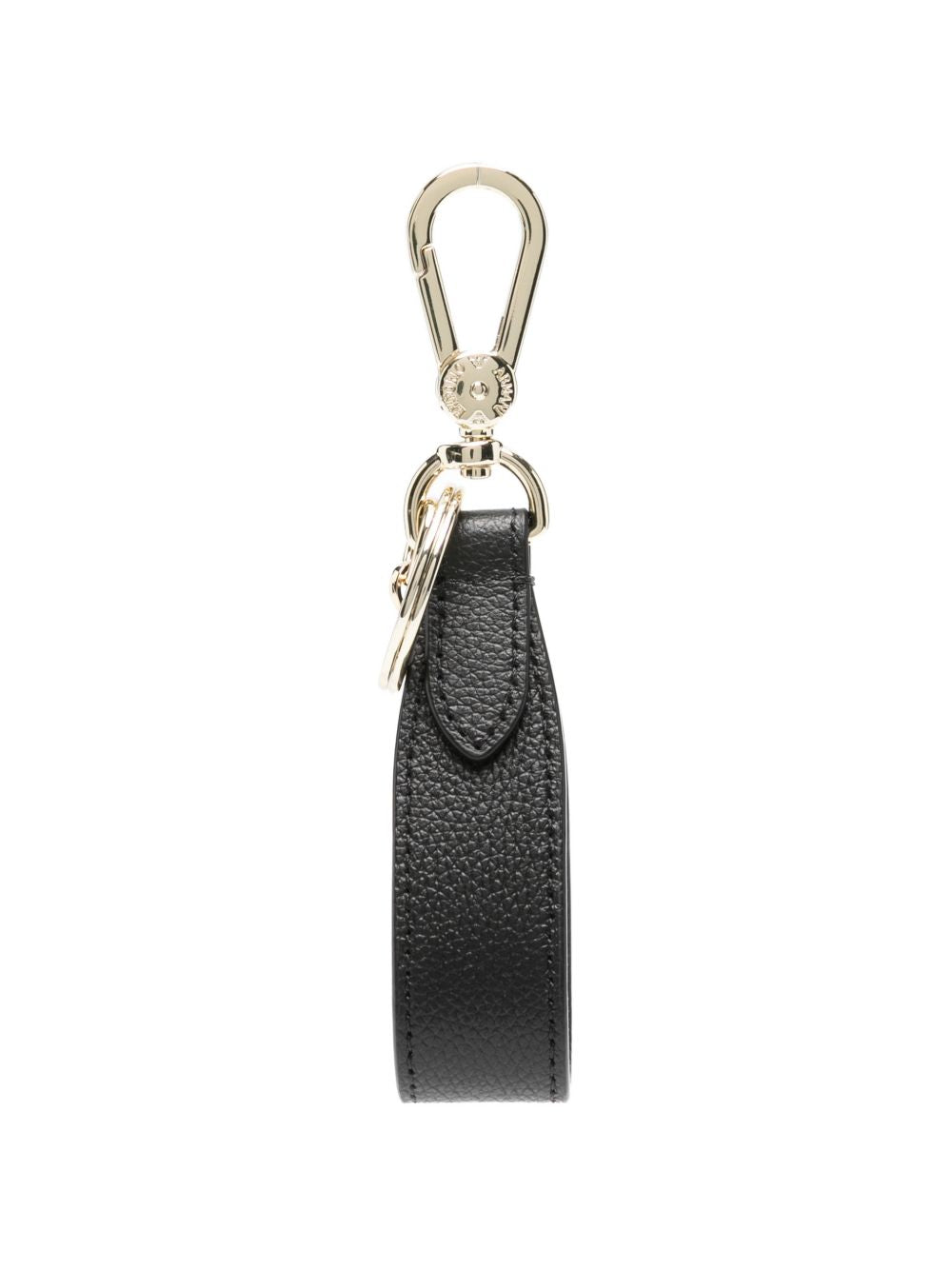 Emporio Armani Leather Key Case — Black