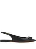 Ferragamo Vara Slingback Flat — Black