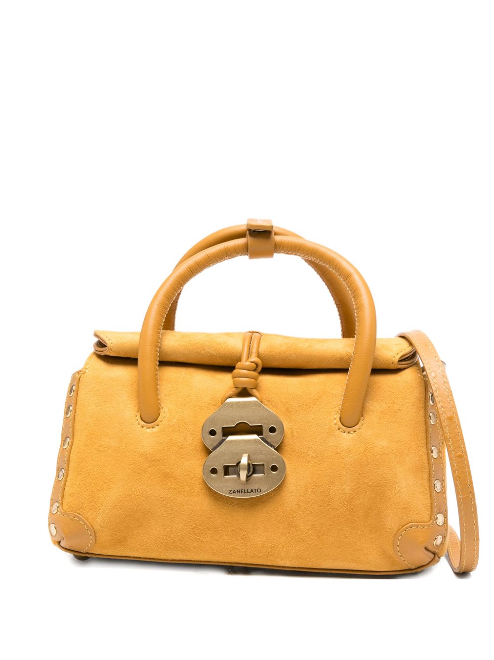 Zanellato Dotta Top Handle Bag — Mustard