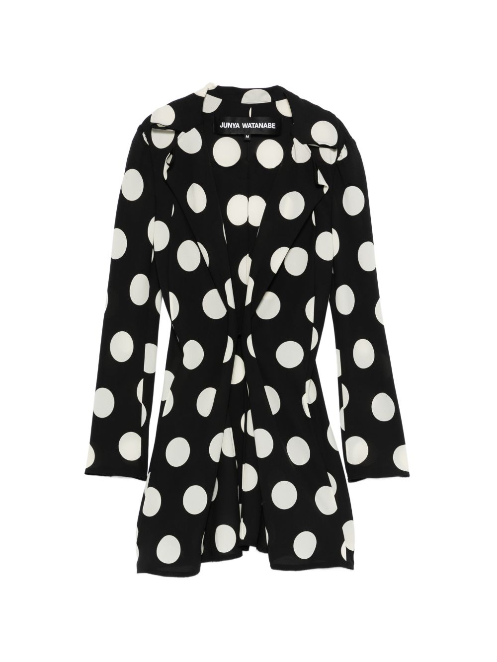 Junya Watanabe Polka-Dot Single-Breasted Blazer — Black