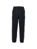 Emporio Armani Logo-Embroidered Joggers — Navy