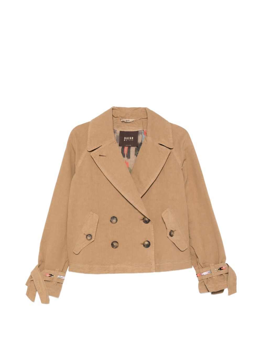 Bazar Deluxe Double-Breasted Blazer — Beige