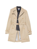 Junya Watanabe Cotton Double-Breasted Coat — Beige