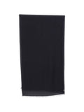 Emporio Armani Cotton Blend Scarf — Navy