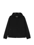 Emporio Armani Hooded Blouson Jacket — Black