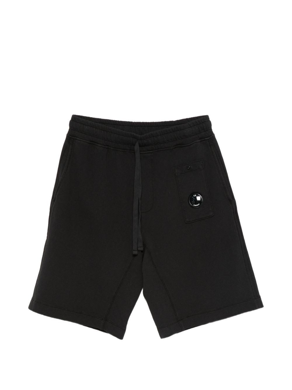 C.P. Company Cotton Jogging Bermuda Shorts — Black