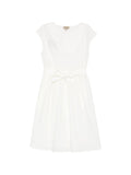 Woolrich V-Neck Cotton Dress — Off-white