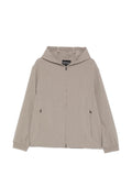Emporio Armani Hooded Blouson Jacket — Khaki