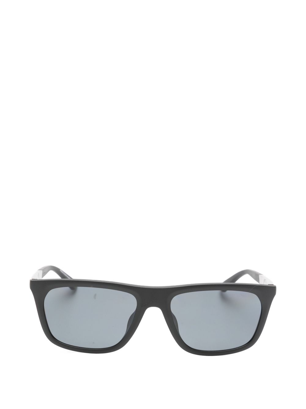 Emporio Armani Rectangle Frame Sunglasses — Black