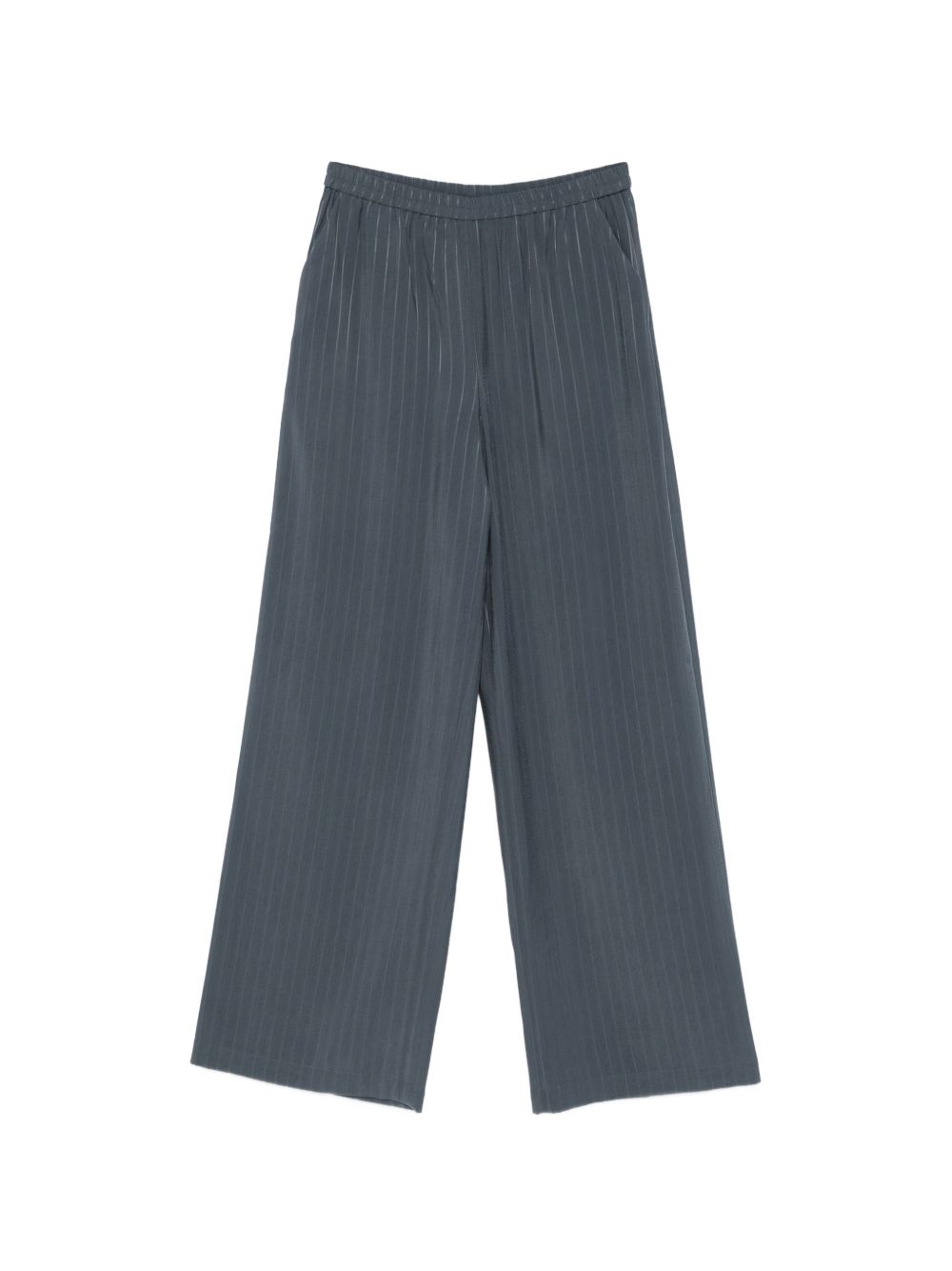 Emporio Armani Pinstriped Trousers — Blue