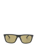 Emporio Armani Rectangle Frame Sunglasses — Black