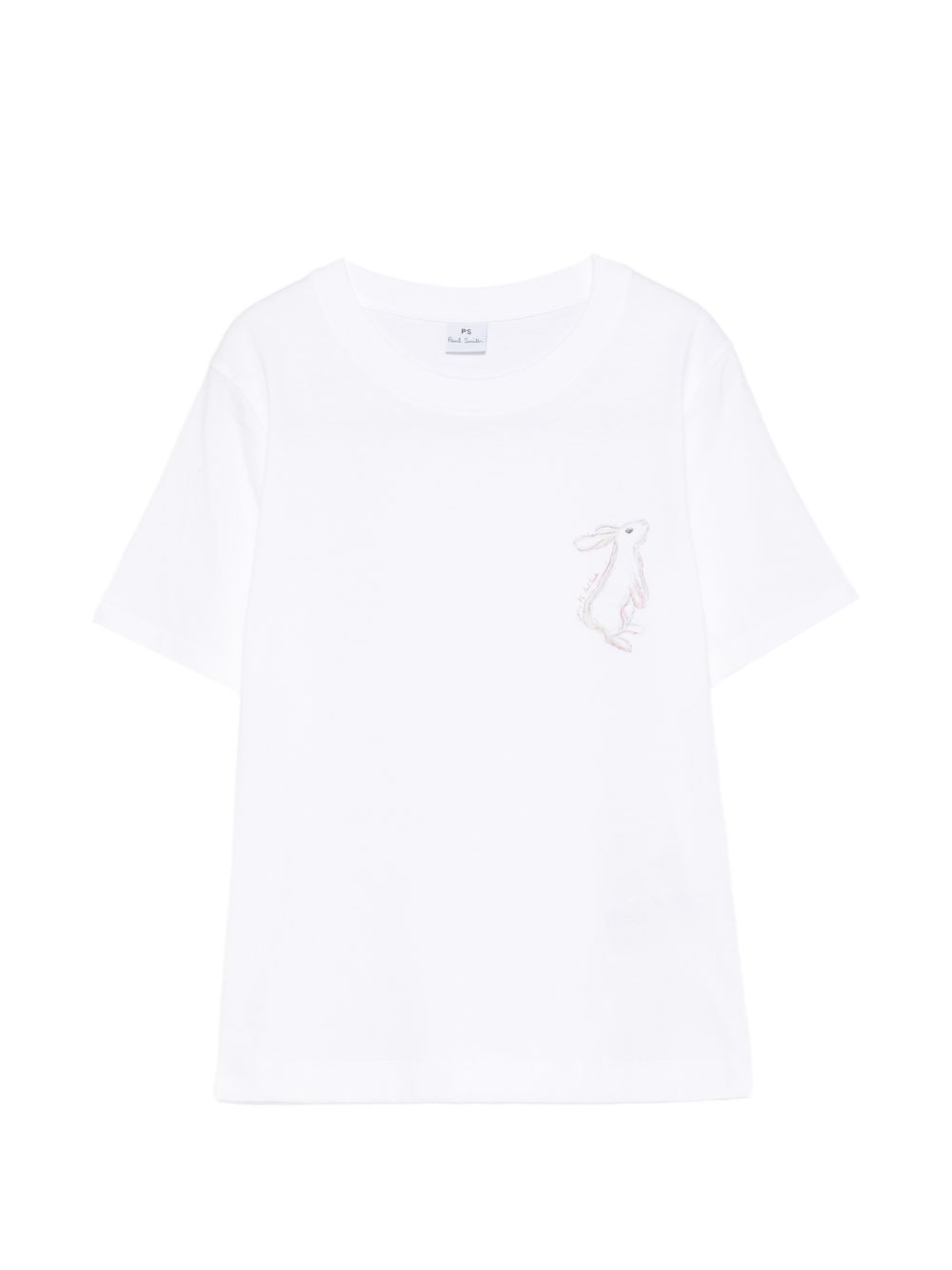 Paul Smith Rabbit-Print Cotton T-shirt — White