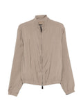 Emporio Armani Lightweight Cotton Blouson Jacket — Beige