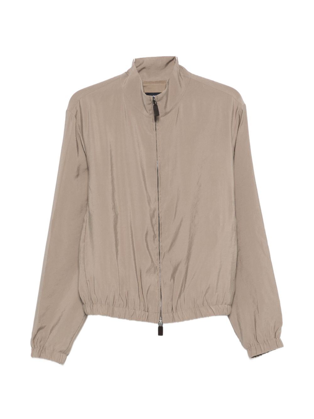 Emporio Armani Lightweight Cotton Blouson Jacket — Beige