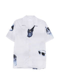 Paul Smith Sunbleached Snaps Shirt — White