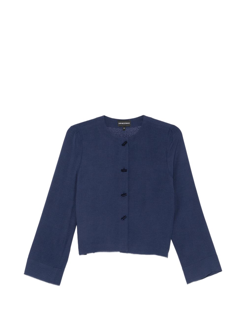 Emporio Armani Crewneck Blouse — Navy