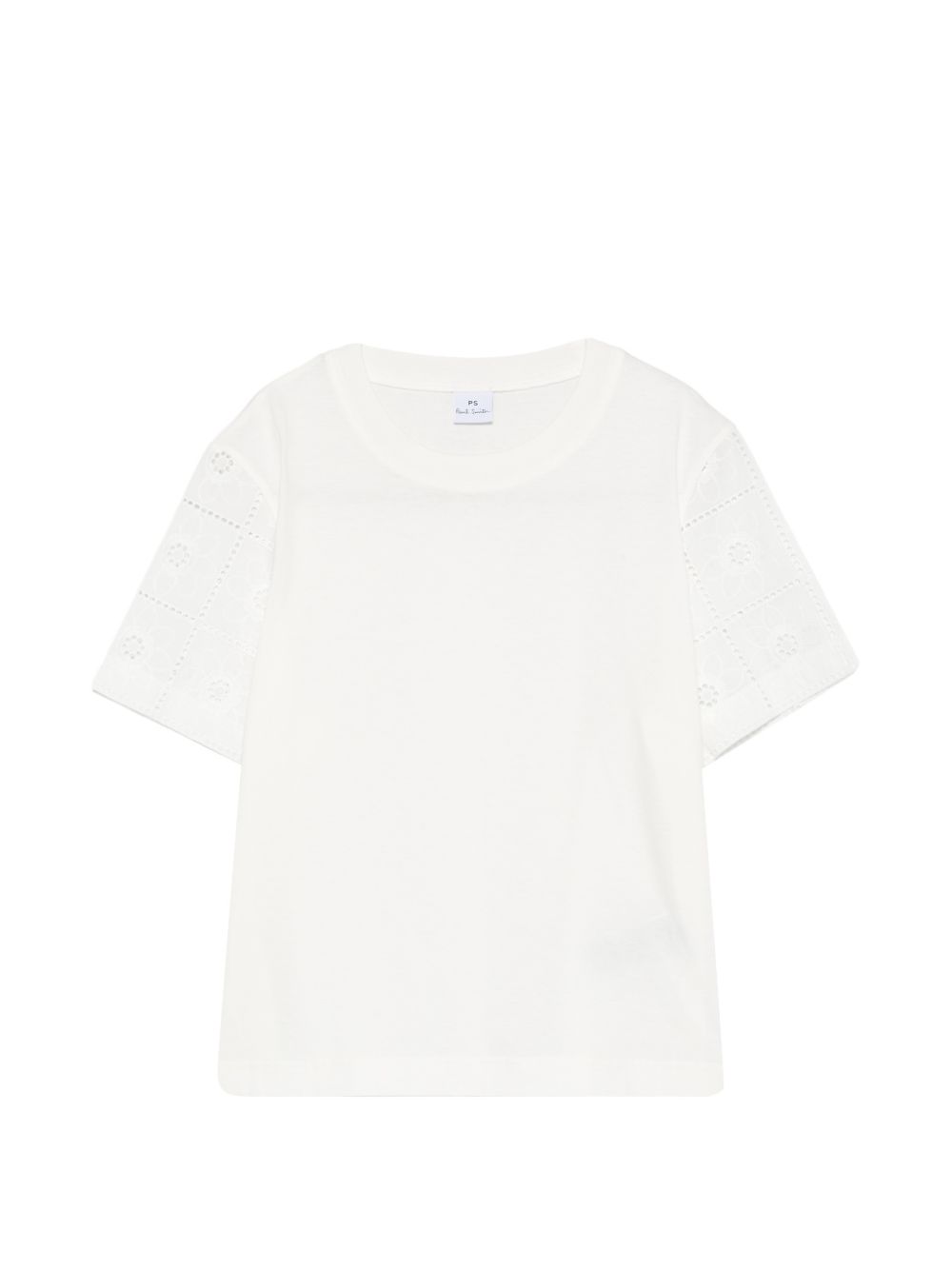 Paul Smith Eyelet-Embroidered Cotton T-Shirt — White