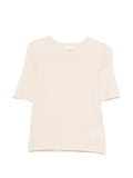 Soft Goat Cashmere T-shirt — Beige