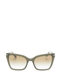 Emporio Armani Cat-Eye Sunglasses — Green