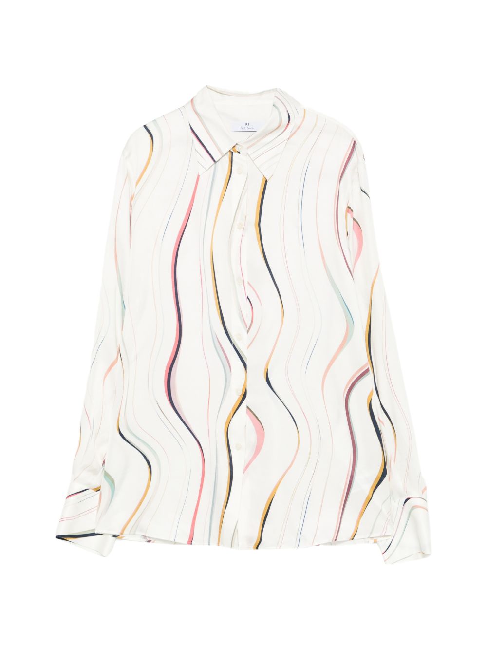 Paul Smith Swirl Print Shirt — Cream