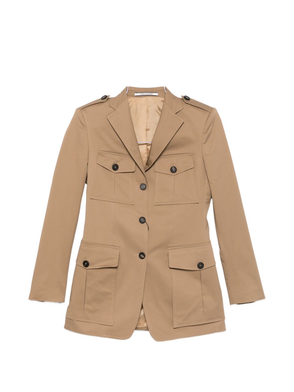 Tagliatore Cotton Blazer — Camel