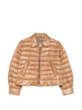 HERNO Quilted Nylon Down Jacket — Camel