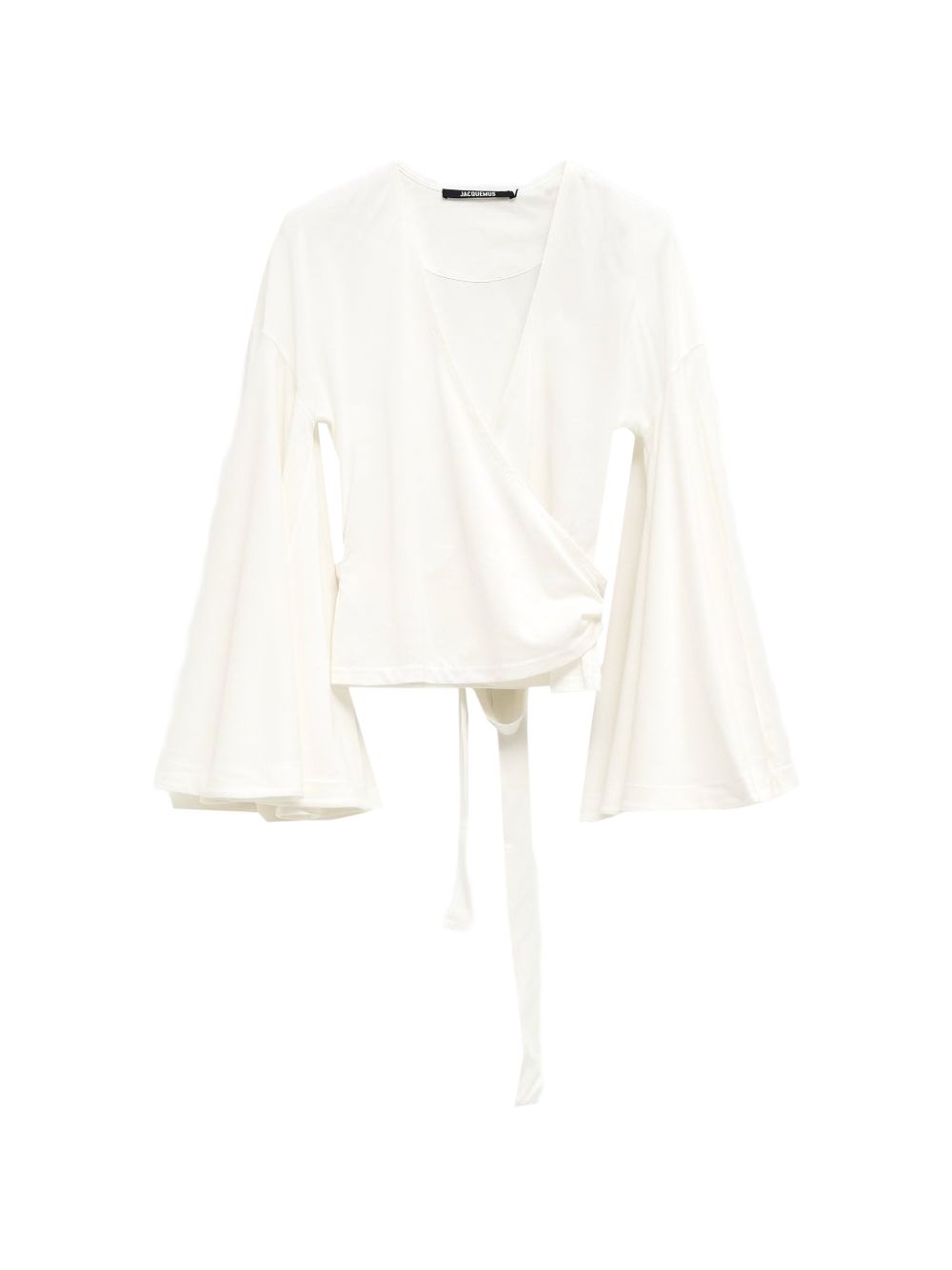 JACQUEMUS La Cache Coeur Ventadou Blouse — White