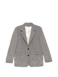 Golden Goose Sequin-Embellished Wool Blazer — Grey