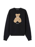 Palm Angels Bear Graphic Sweatshirt — Black