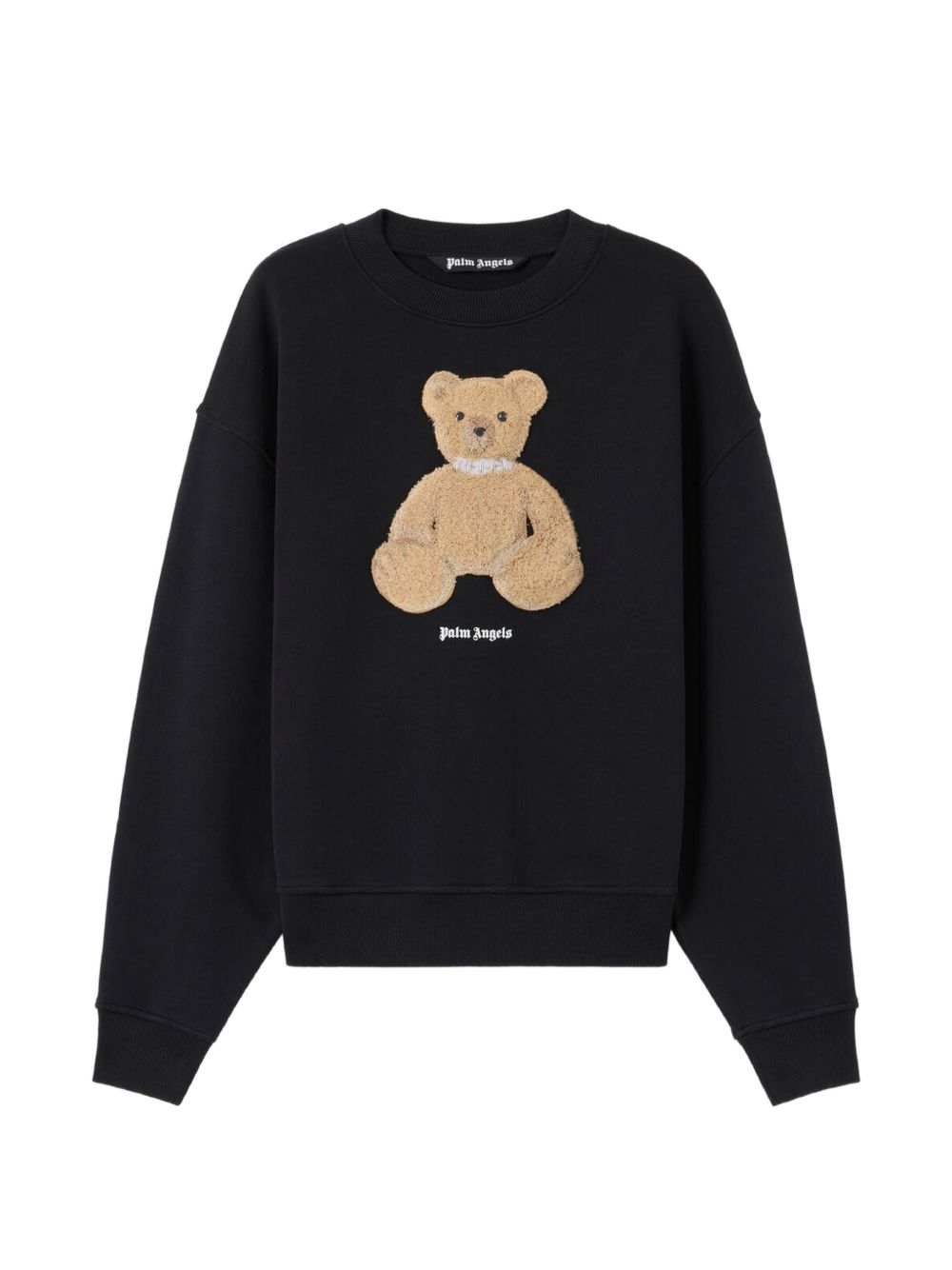 Palm Angels Bear Graphic Sweatshirt — Black