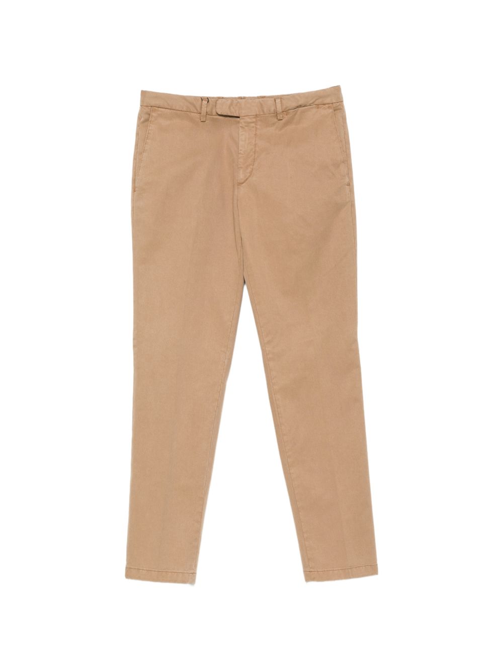 Boglioli Cotton-Blend Tailored Trousers — Beige