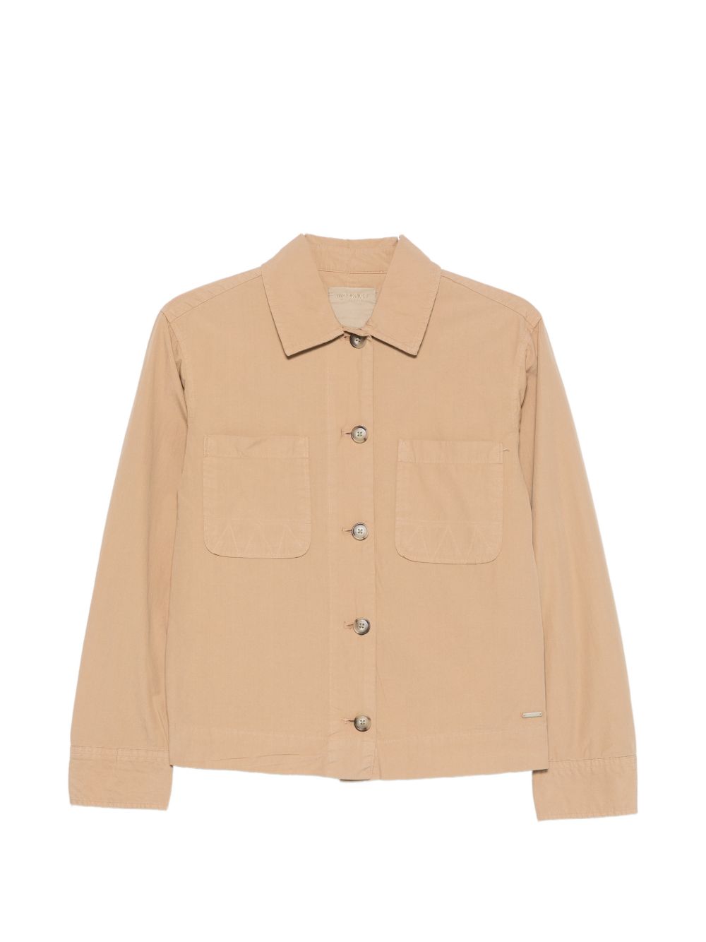 Woolrich Cotton Overshirt — Beige