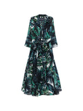 Samantha Sung Aster Dress — navy