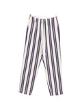 Forte Forte Striped Drawstring Trousers — Navy