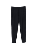 Fabiana Filippi Wool Drawstring Trousers — Black