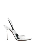 Paris Texas Lidia Slingback Heel — White
