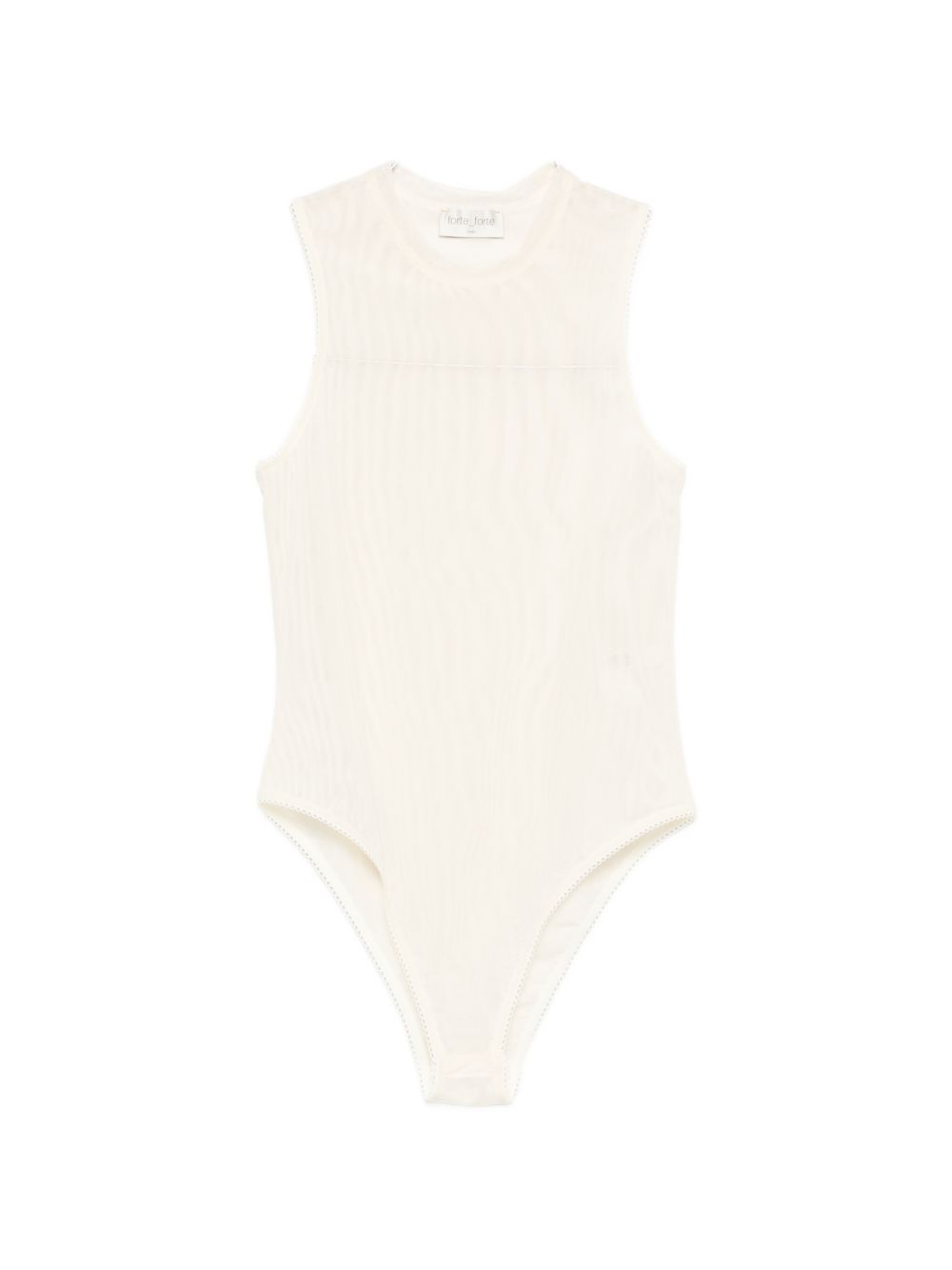 Forte Forte Tulle Bodysuit — Cream