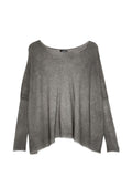 Avant Toi Cashmere Oversized Sweater — Grey