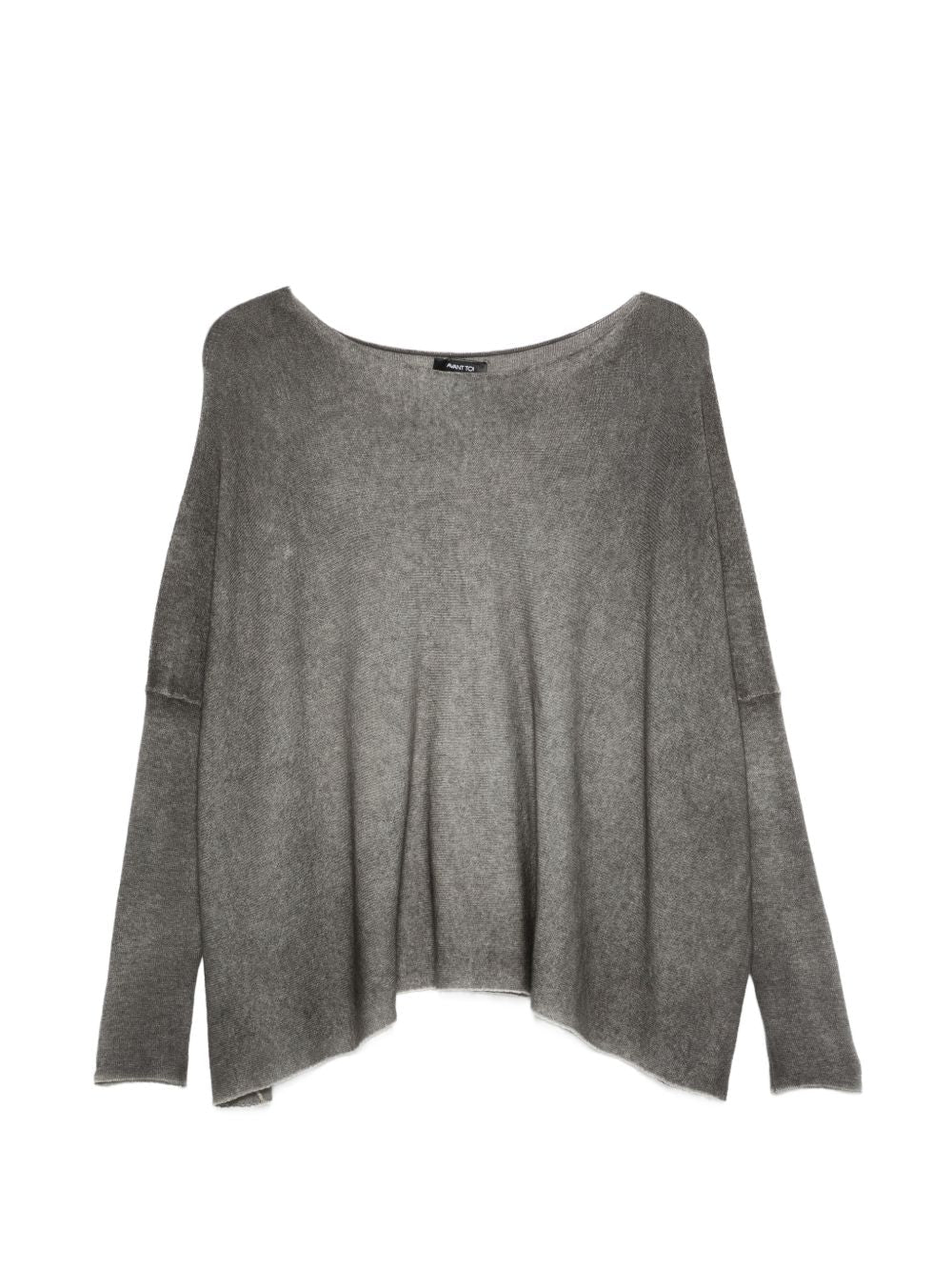 Avant Toi Cashmere Oversized Sweater — Grey