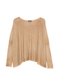 Avant Toi Cashmere Oversized Sweater — Camel