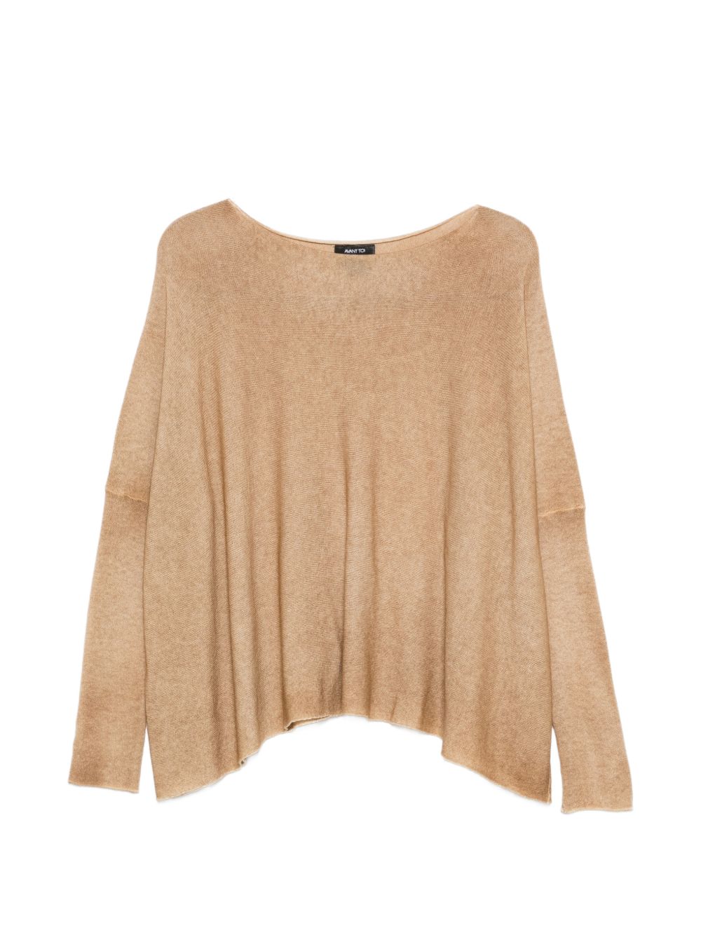 Avant Toi Cashmere Oversized Sweater — Camel