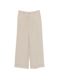 L.B.M. 1911 Wide-Leg Trousers — Beige
