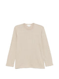 Comme Des Garcons Linen-Cotton Blend T-Shirt — Beige