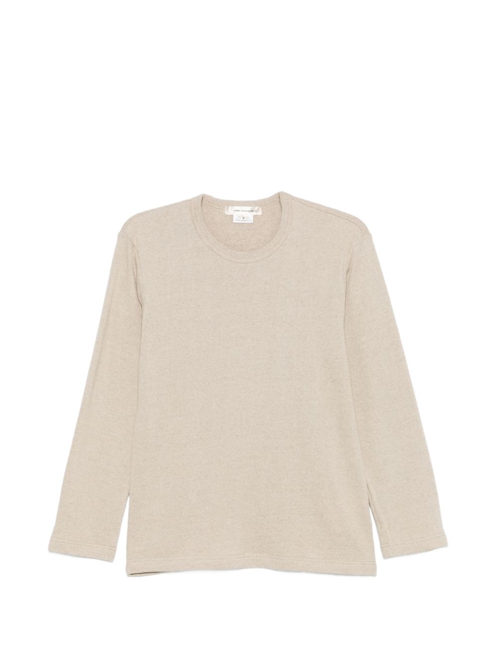Comme Des Garcons Linen-Cotton Blend T-Shirt — Beige