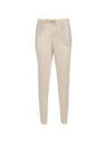 Fabiana Filippi Wool Blend Trousers — Cream